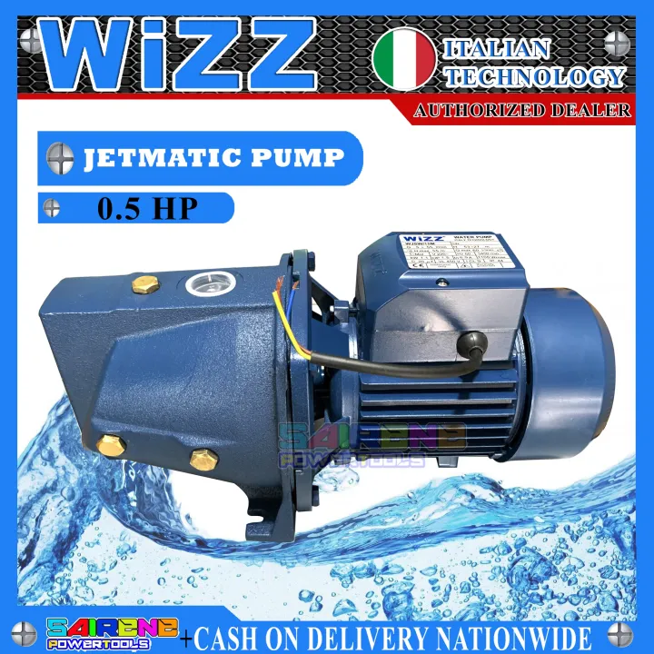 WIZZ JETMATIC WATER PUMP (WZMJSW/1CE) 0.5 HORSE POWER 60 LITERS PER