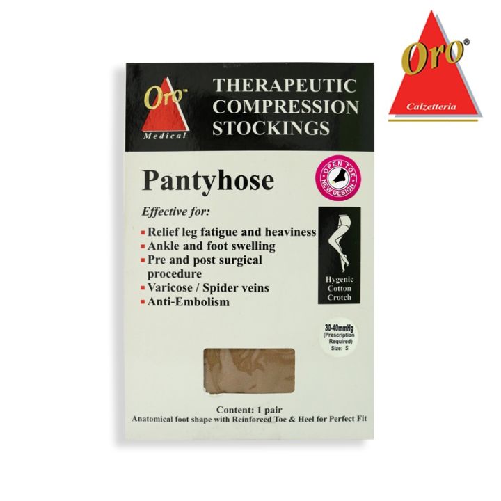 ORO Therapeutic Compression Pantyhose Stockings 3040mmHg (Prescription