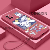 สำหรับ Samsung A31เคสโทรศัพท์ Tooncutecute ดีไซน์ TPU อ่อนลายการ์ตูนเคสแบบนิ่มยอดนิยมฟรีสายคล้องดีไซน์ขอบตรง