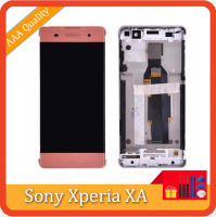 5.0 "จอ LCD แบบดั้งเดิมสำหรับ Sony Xperia XA F3111 F3115 F3113 F3116แอลซีดีพร้อมชุดดิจิไทเซอร์หน้าจอสัมผัสพร้อมกรอบแว่นตา