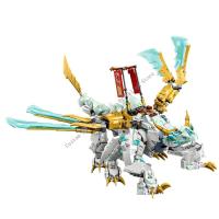 NEW LEGO 2023 Ninja Series NEW 1020 Pieces Zanes Ice Dragon Creature Building Blocks Compatible With 71786 11158 Educational Toys Gift