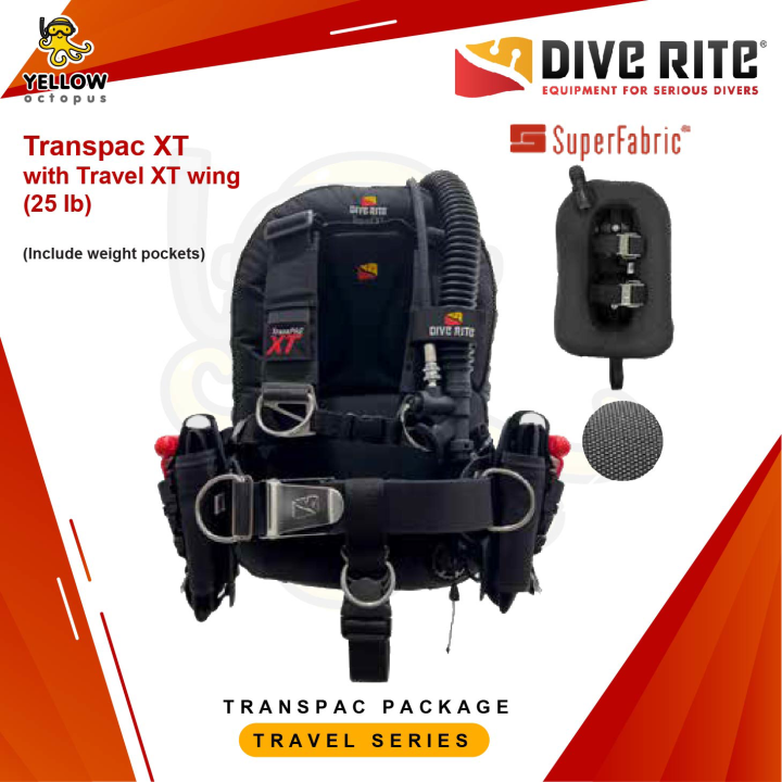 DIVE RITE Transpac XT with Travel XT wing (25 lb) Lazada.co.th