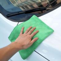 Microfiber Towel Car Wipe Small Square Towel Absorbent Wash Car Towel Cleaning R5N4