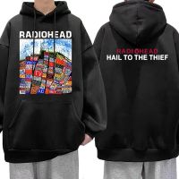 Vintage Rock Band Radiohead Hoodie Hail To The Thief Sweatshirt Men Gothic Oversized Hoodies Hip Hop Harajuku Streetwear Size XS-4XL