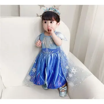 Frozen dress for hot sale 1 year old