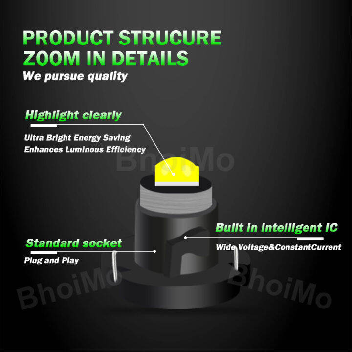 bhoimo-t3-led-t4-2-t4-7เมตรหลอดไฟ3030-neo-wedge-สวิตช์เตือนวิทยุแดชบอร์ดไฟแสดงสถานะแผงโคมไฟรถ-lights