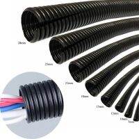 3meter Split Wire Loom Conduit Polyethylene Tubing Black Color Sleeve Tube OD: 7 10 13 15 18 25 28mm Electrical Circuitry Parts