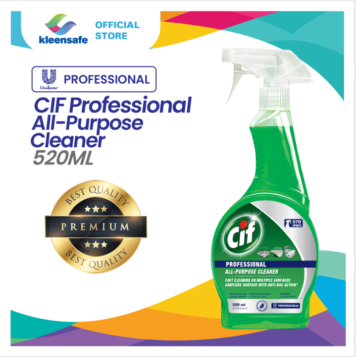 Kleensafe X Cif Pro All Purpose Cleaner Spray 520ml Lazada PH