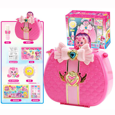 อะนิเมะจับ Teenieping ของเล่นศัพท์มือถือชุดเพชรตุ๊กตาเจ้าหญิงพร้อมอุปกรณ์เสริม Play House ของเล่นเด็กวันเกิดของขวัญ3Y