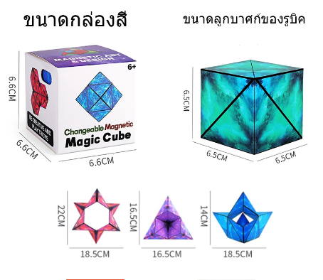 magnetic-magic-cube-รูบิคแม่เหล็กมหัศจรรย์