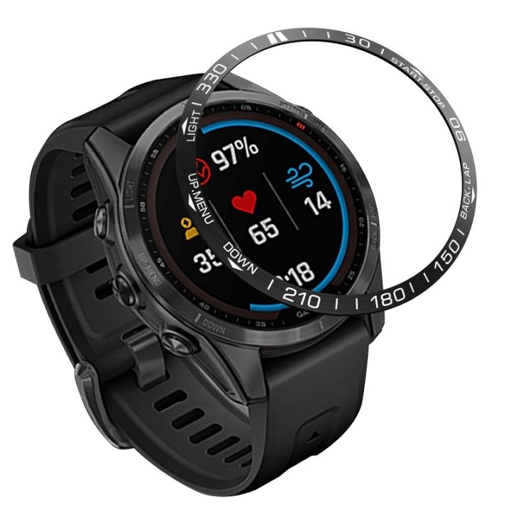 yf-for-garmin-fenix-7x-7-6x-pro-5plus-sapphire-watch-bezel-ring-stainless-steel-engraved-time-unit-adhesive-scratch-resistant-case