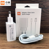 Xiaomi Original Mi 9 Turbo Fast Charger 27W EU Usb Wall Adapter QC 4.0 Quick Charge3A Type C Cable For Redmi Note 8 9 Pro Mi 9t