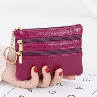 Fashion Women Girl PU Leather Small Coin Purse Casual Wallet Coin Money Credit Card Key Holder Zipper Bag