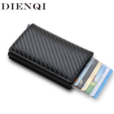 Anti Rfid Credit Card Holder Smart Minimalist Wallet Pocket Men Women Slim Cardholder Bank Secure Creditcard Case Dropshipping Card Holders