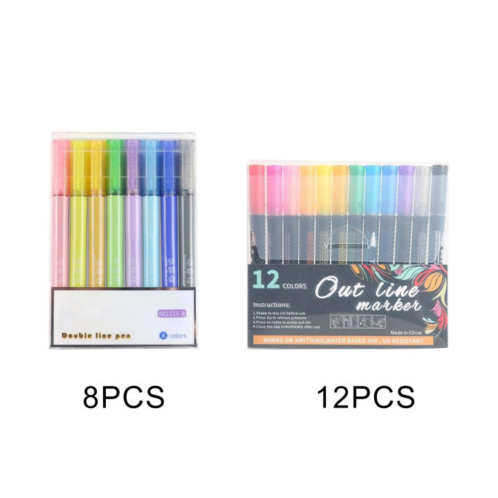 812pcs-marker-pen-for-highlight-writing-taking-notes-drawing-diy-art-projects-kids-adult-an88