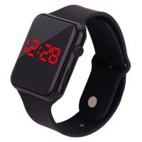 【YF】△❁♀  Men Silicone Band Digital Gifts for Children Kids Sport Display Wristwatch