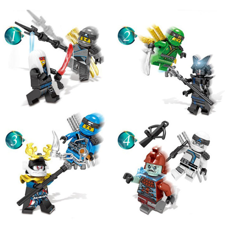 ใหม่อะนิเมะตัวละคร24ชิ้น-ninjago-มินิรูปอาคารบล็อกของเล่นมินิตุ๊กตาตุ๊กตารูปอาคารเด็กของเล่นของขวัญวันเกิด