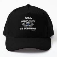 509Th Airborne It S Brotherhood Baseball Cap Hat Boys Hip Hop Casual Solid Color Casquette Printed Summer Bonnet Black