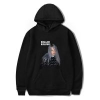 Alimoo มีไซส์ใหญ่ ผู้ชาย &amp; ผู้หญิง Billie Eilish Unisex Hoodies เสื้อกันหนาวผ้าฝ้ายเสื้อคู่รัก XXS-4XL