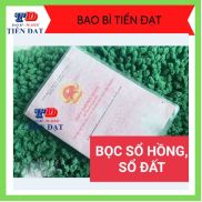 Bao nhựa PVC bọc sổ hồng, giấy tờ nhà đất, nhựa dẻo trong suốt