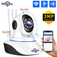 Hiseeu Home Security 2MP 3MP Wifi IP Camera Audio Record SD Card Memory P2P HD CC Surveillance Wireless Camera Baby Monitor