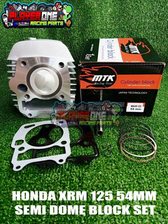 MTK HONDA XRM 125 54MM SEMI DOME PISTON CYLINDER BLOCK SET Lazada PH