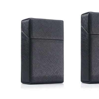 Portable Ciggarrette Case Leather Coarse Smke Storage Bag Box Holder Travel Accessories