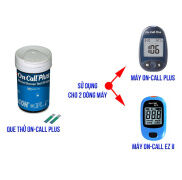 HCMQue thử đường huyết On Call Plus On Call EZ On Call EZ II lọ 25 que