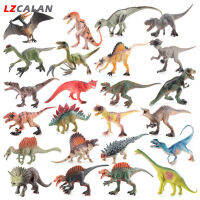 ตุ๊กตาไดโนเสาร์ LZCA รูปไดโนเสาร์ Tyrannosaurus Rex Spinosaurus Giganotosaurus เครื่องประดับโมเดลสำหรับเด็กของขวัญเครื่องช่วยในการสอนโรงเรียน