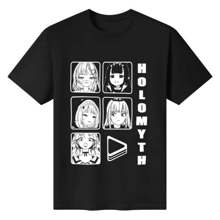 Hololive Anime Art Oversized Shirt for Men Tshirt 100% Cotton Tee ...