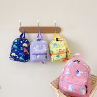 Fashion Printed Kindergarten Schoolbag Cute Unicorn Girl Small Backpack Cartoon Dinosaur Boy Nylon 【AUG】