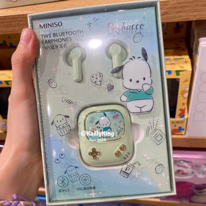 New 2023 Kawaii Sanrio headset Tws Bluetooth Earphones Pochacco Kuromi ...