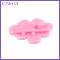 QUANSEN ตุ๊กตา1 6ดอกไม้สีชมพูปิ่นปักผมคลิปผมขนาดเล็กเครื่องประดับผมตุ๊กตาสำหรับเด็กผู้หญิงแต่งตัวตุ๊กตาของขวัญ