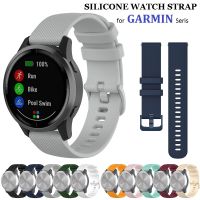 ☽☼™ 1 sztuk 20mm 22mm pasek do smartwatcha dla Garmin Venu 2 SQ2 Vivoactive 4 4S 3 Forerunner 265 965 245 255 silikonowe pasek do zegarka w formie bransolety