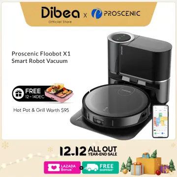 Dibea x Proscenic V10 Robot Vacuum Cleaner