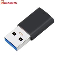 USB ไปยังอะแดปเตอร์ Type-C 10Gpbs อะแดปเตอร์ USB อะแดปเตอร์ USB ขนาดเล็กอะลูมินัมอัลลอยตัวอ่านการ์ดความจำตัวแปลงการถ่ายโอนข้อมูลสำหรับแท็บเล็ตโทรได้