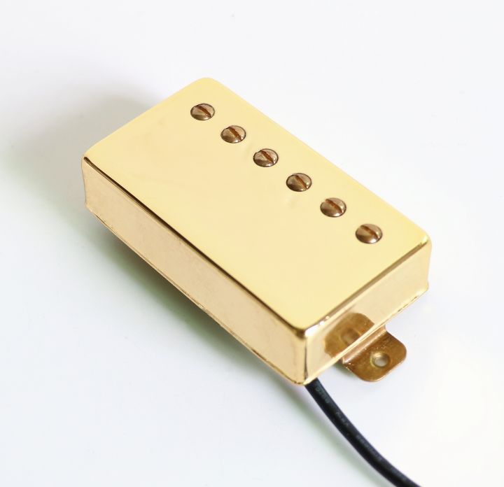 รถปิคอัพฝาครอบทองเหลืองปิ๊กอัพกีตาร์กีต้าร์-lp-humbucker-รถปิคอัพกีตาร์ไฟฟ้ากีตาร์