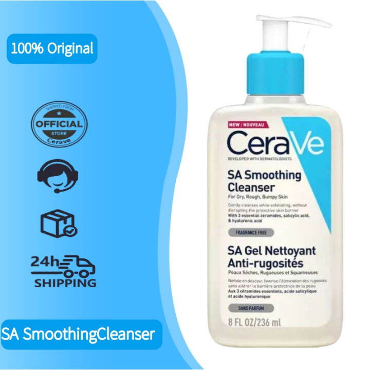 COD Cerave salicylic acid facial cleanser Cleanser reduces acne and