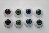 1 pairs 20mm /22mm / 24mm Reborn Doll / Bjd Doll Eyes Blue /brown /green /skyblue Eyeball for Reborn Dolls Accessories Screw Nut Drivers