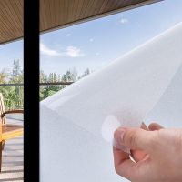 Window Privacy Film Frosted Glass Window Paste Suitable for Privacy Non Viscous Anti Ultraviolet Window Sticker Window Tint