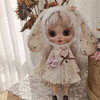 Blythe Little Ragdoll ชุดเดรสกระโปรง ขนาดเล็ก แฟชั่นฤดูร้อน สําหรับเด็ก ob22 ob24