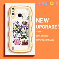 Jjlingji เคสสำหรับ Infinix Smart 4เคส X653 4C อัจฉริยะการ์ตูนทอยสตอรี่ดีไซน์ใหม่โคลอร์ขอบคลื่นกันกระแทกแบบใสนิ่มเคสมือถือโปร่งใสลายกล้องถ่ายรูปที่สร้างสรรค์เคสซิลิก้าเจลฝาครอบป้องกัน