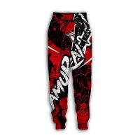 Japanese Samurai Tattoo Spirits Ghosts Retro 3DPrint Casual Men Trousers NewFashion Streetwear Autumn Loose Funny Sports Pants P