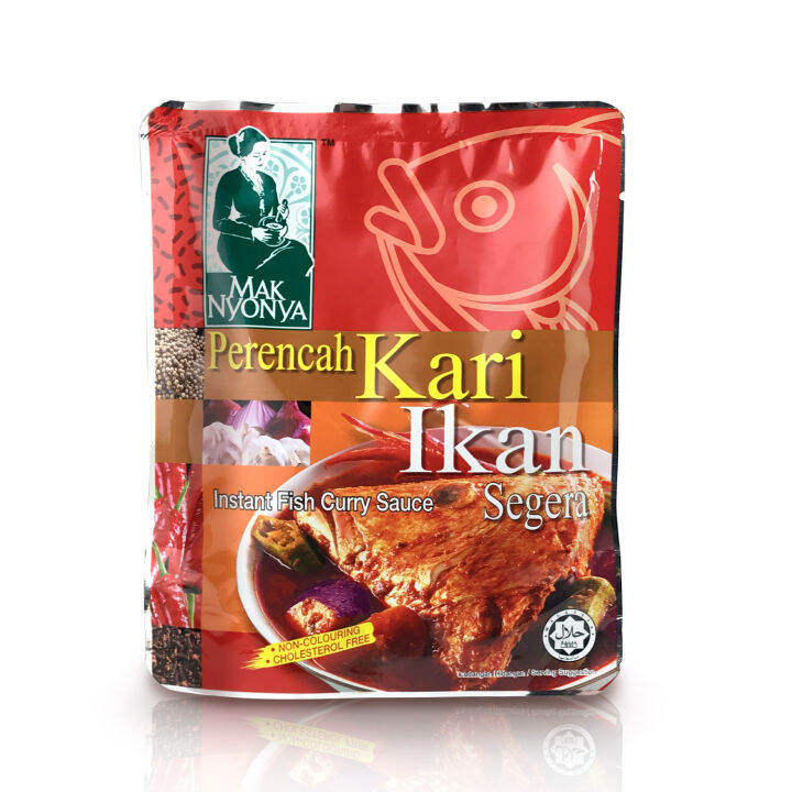 Halal Mak Nyonya 200g Instant Fish Curry Sauce Authentic Traditional