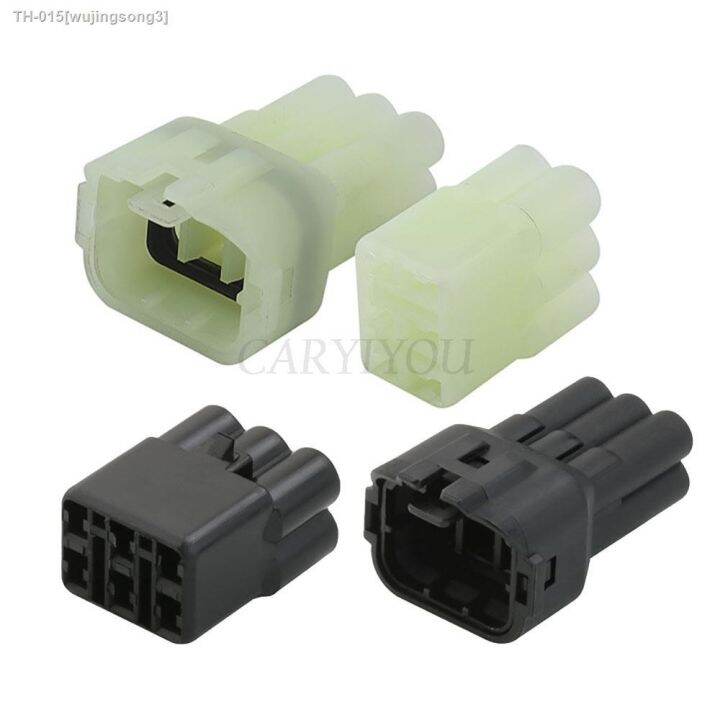 ♟ 1 Set 6 Pin HM 090 Male Female Motorcycle Connector Sensor Plug auto Electrical Connector 6189