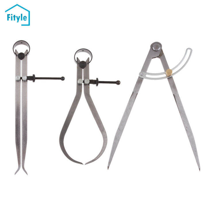 Fityle Spring Inside Caliper & Outside Caliper Divider Caliper 250mm/10