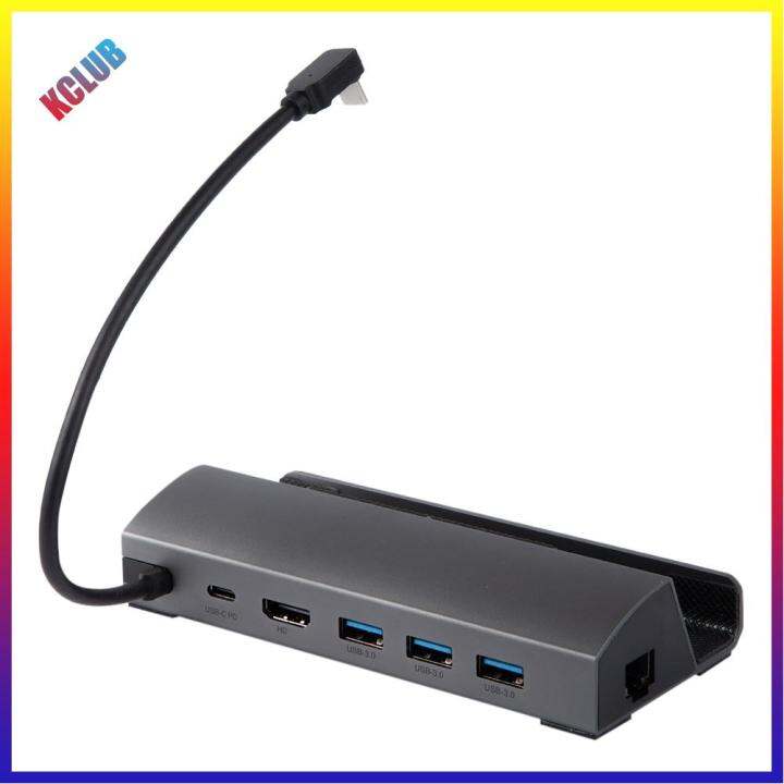 ฐานทีวีฉาย-usb3-0หน้าจอ1000mbps-rj45-4k-60hz-คอนโซลเกมแท่นรองรับ-hdmi-รองรับปลั๊กแอนด์เพลย์การแลกเปลี่ยนความร้อนสำหรับคอนโซลอบไอน้ำ