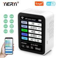 New WiFi Smart Air Quality Detector Indoor PM2.5 TVOC CO2 CH2O Gas Analyzer Thermometer Flock for Home Yoga Studio Hotel Bedroom