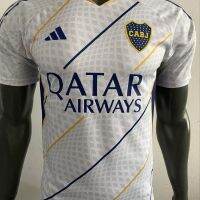 เสื้อกีฬาแขนสั้น23/24ผู้เล่น Boca กางเกงรัดรูปกีฬาระบายอากาศหมายเลข10มาราโดนาชุดฟุตบอลการแข่งขัน