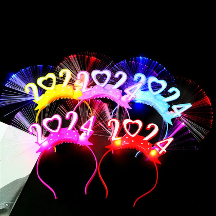 illuminated-headwear-party-hairbands-festive-hair-props-glowing-hair-bands-led-headband-fiber-optic-party-crown